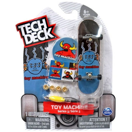 Tech Deck Series 5 Toy Machine Mini Skateboard - Walmart.com