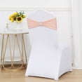 thumbnail image 4 of Fajas de silla ZSJFMF de elastano rosa rubor, paquete de 50 unidades, para eventos, 4 of 6