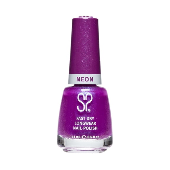 Salon Perfect Neon Nail Polish, 459 Slayberry, 0.5 fl oz