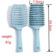 thumbnail image 5 of 5 cepillos para el pelo, peine mágico para desenredar el pelo, peine de masaje para peluquería (color: Azul con pelo-B), 5 of 5