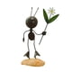 thumbnail image 1 of Estatuilla Creativa de de Resina, Escultura Decorativa, Modelo Artesanal, Hogar, Dormitorio, Sala de Estar, Oficina, Decoración de Mesa, Regal Llevando flores Macarena Escultura de estatua de hormiga, 1 of 8