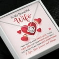 thumbnail image 3 of To My Wife Necklace from Husband - Unique Anniversary & Birthday Gift Ideas, Romantic Love Knot Jewelry for Best Wife, Soulmate Present, Beautiful  Future Wife Wedding, Mothers Day Gifts, 3 of 7