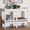 White, variant on bali & pari Lombok Boho Console Table, 2-Tier, White