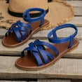 thumbnail image 3 of Dakaela Flat Sandals for Women Comfortable Walking Summer Slip on Shoes Slingback Gladiator Sandals, 3 of 8