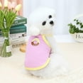 thumbnail image 5 of Cute Dog Clothes Donut Printed Puppy Dog Vest Shirt Cat T-shirt Pet Clothing For Cat And Dog For Summer, 5 of 10