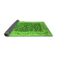 thumbnail image 2 of Ahgly Company Indoor Square Oriental Green Industrial Area Rugs, 6' Square, 2 of 4