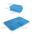 thumbnail image 3 of Portable Folding Foam Seat Cushion for Camping & Picnics | Waterproof & Dirtproof | Lightweight (30g) | 38.5x27.5x1 cm | Blue | XPE Foam | Compact Travel Design, 3 of 6
