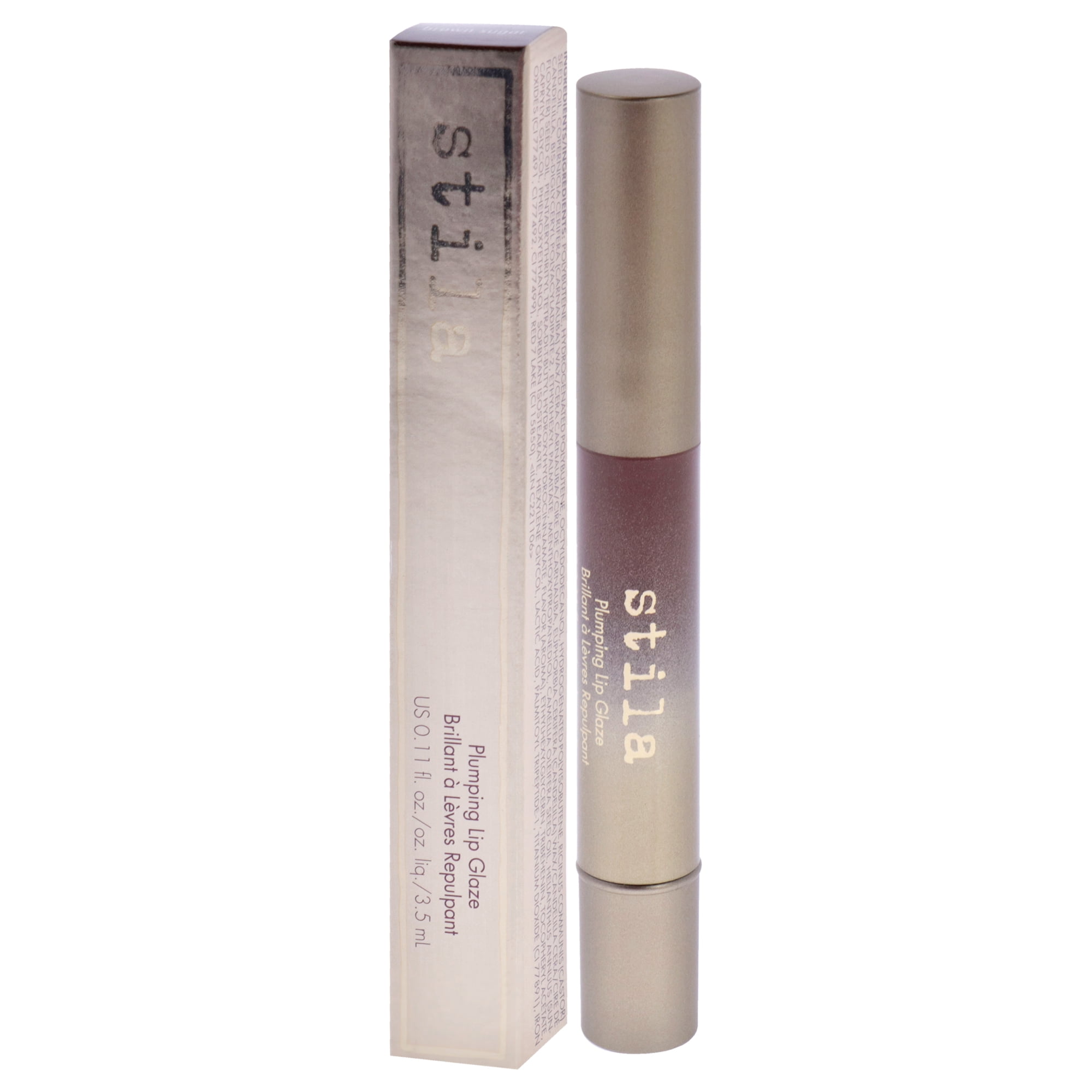 Stila Plumping Lip Glaze - Brown Sugar , 0.11 oz Lip Gloss