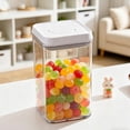 thumbnail image 7 of Airtight Food Storage Containers, BPA Free Plastic Canisters with Lids, 4 Styles Optional for Kitchen Pantry Cereal Flour Sugar Organization, 7 of 7
