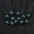 thumbnail image 1 of Couple Jewelry Horoscope Constellation Sign Cabochon Glass Pendant Rope Necklace, 1 of 7