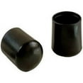 thumbnail image 2 of (2 pack) Shepherd 9112 5/8" Black Plastic Leg Tips, 4 Count, 2 of 4