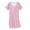 Pink Floral, variant on Ekouaer Cotton Nightgowns for Women Oversized Sleepshirt Tshirt Night Gown Short Sleeve Night Shirt Casual Soft Sleepwear