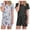 Dog/Cat, variant on Ekouaer 2 Pack Pajamas Short Sleeve Top with Shorts Sets Comfy Pjs Lounge Sets Sleepwear for Women