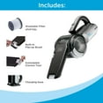 thumbnail image 4 of BLACK+DECKER dustbuster Pivot Cordless Handheld Vacuum, for Home & Car, with Pivoting Wide Mouth Nozzle, BDH2000PL, Black, 4 of 19