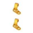 thumbnail image 2 of Baohd Easy To Install Motorcycle Fixed Rack For Clutches Durable And Gorgeous Gorgeous And Cool Colors Alloy Clutches Cable Gold 2Set, 2 of 6