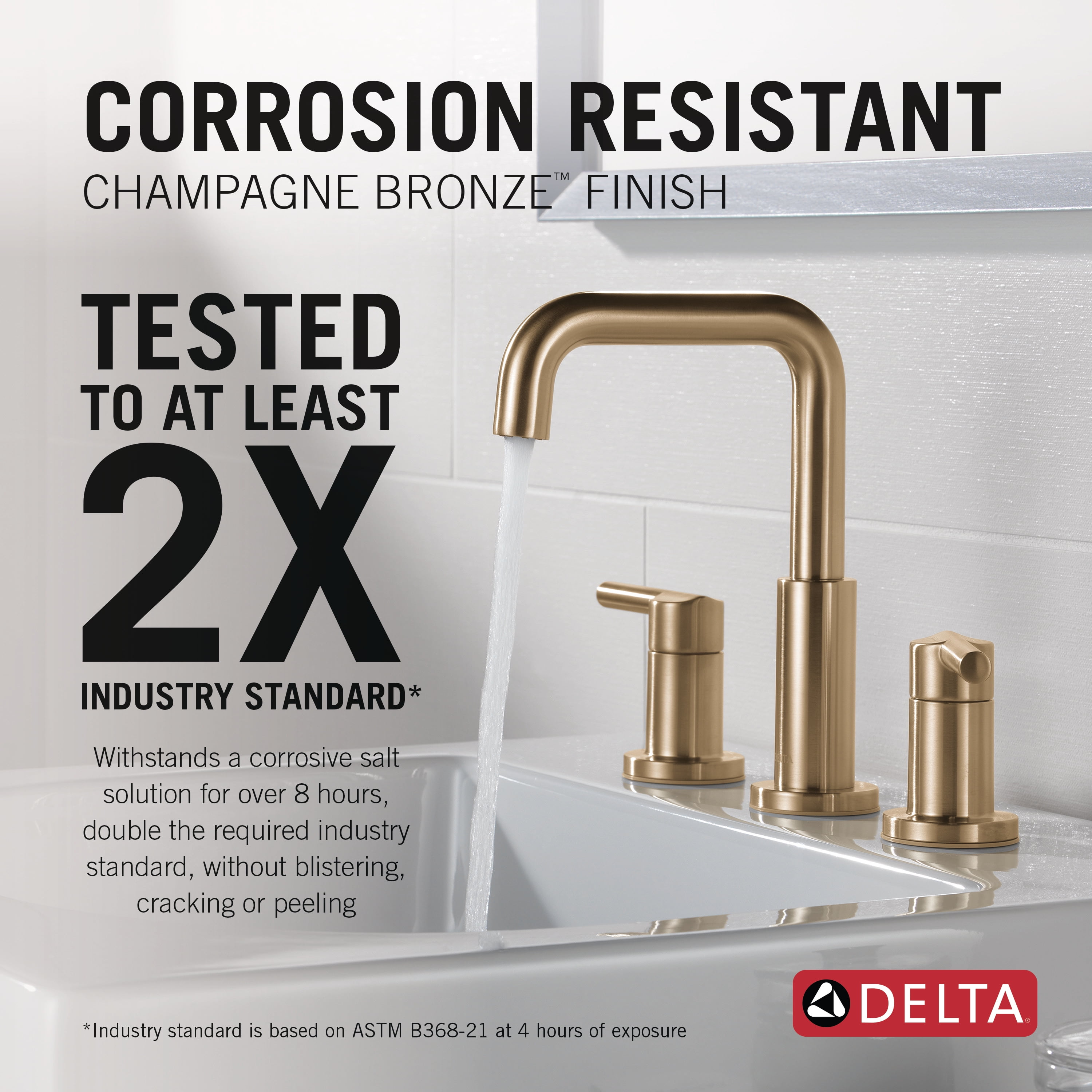 Delta Nicoli: Two Handle Widespread Bathroom Faucet