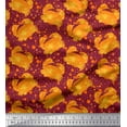 thumbnail image 1 of Soimoi Rayon Fabric Dots & Crab Ocean Printed Craft Fabric by The Yard 42 Inch Wide, 1 of 3