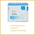 thumbnail image 2 of McKesson Classic Briefs, Incontinence, Light Absorbency, Large, 18 Count, 1 Pack, 2 of 11