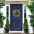 thumbnail image 3 of Christmas Wreath Hanging Holiday Artificial Pine Garland for Front Door Wall Indoors Outdoors Ornament; 15.75incehs, 3 of 5