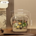 thumbnail image 2 of Round Clear Desktop Aquarium Fish Bowl for Betta Fish & Turtles, 2 of 7