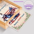 thumbnail image 4 of Democratic Bull Terrier Making Woof Count Election 2024 Acrylic Plaque with Wood Photo Frame Box Bully Dog Lovers Gifts Idea Light Box - 01001, 4 of 5