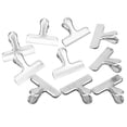 thumbnail image 2 of 10 pièces 3in en Acier Inoxydable étanchéité Alimentaire Snack Sac de Rangement Clips pour Fournitures de Cuisine Domestique, 2 of 8
