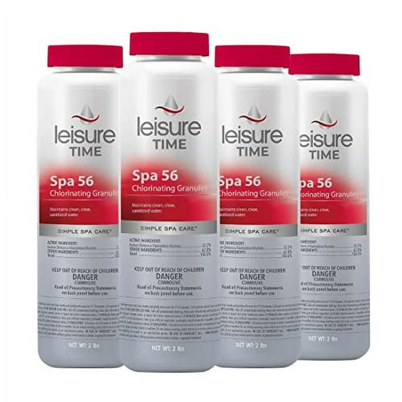 Leisure Time 22337-04 granules Hot Tub chlorine, 4-Pack