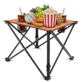 thumbnail image 6 of Foldable Camping Table, Portable Picnic Table Lightweight Travel Desk with 2 Cup Holders & Carrying Bag, Easy to Carry, Perfect for Outdoor Camping, Picnic, BBQ, Beach, Travel, Hiking, Home Use (1Pc), 6 of 9
