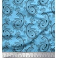 thumbnail image 1 of Soimoi Cotton Jersey Fabric Artistic Paisley Print Fabric by Yard 58 Inch Wide, 1 of 1