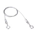 thumbnail image 1 of Multiple Length Stainless Steel Suspension Cable with Spring Hook Flexible Hanging Wire Rope for Homes & Office Use, 1 of 4