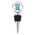 thumbnail image 1 of Universe And Alien Blue Robot Bottle Stopper Stainless Steel Rubber Reusable, 1 of 4
