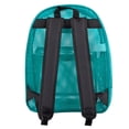 thumbnail image 5 of Solid Color Transparent See Through Mesh Stadium Approved Backpack for Travel and Commuting in Aquamarine, 5 of 6