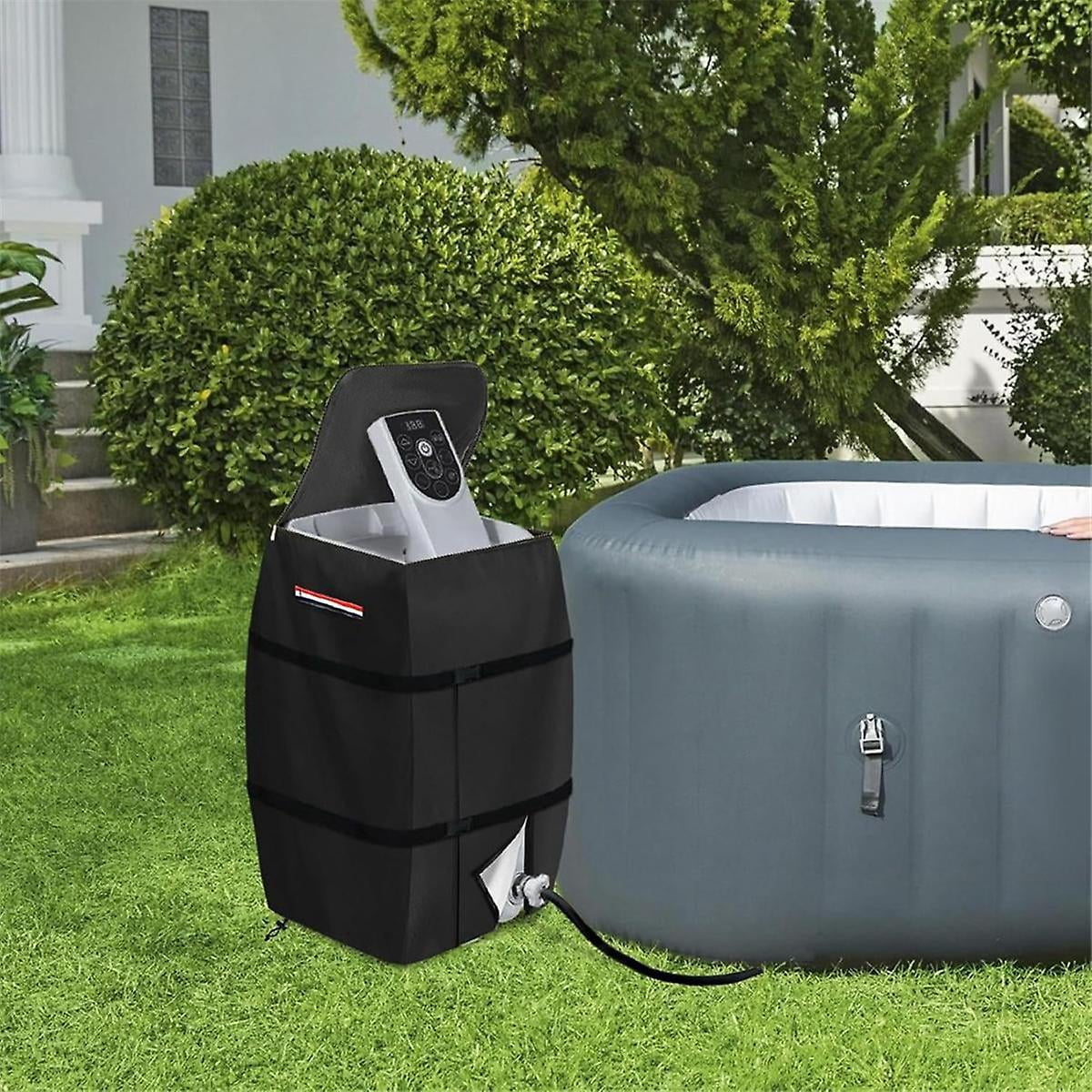 For Hot Tub Spa Heater Pump Cover,Waterproof Heavy Duty for Hot Tub Pump Cover Spas Hot Tubs Pools