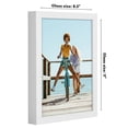 thumbnail image 4 of Americanflat 8.5" x 11" Gallery-Style Picture Frame to Secure Artwork, Prints, and Photos - White, 4 of 7
