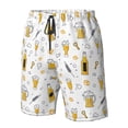 thumbnail image 4 of Fotbe Beer Trajes de Baño Estampados para Hombre, Shorts de Verano de Secado Rápido, Ropa de Playa, Bañadores-Large, 4 of 6