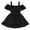 Black, variant on Ruyang Toddler Backless Smocked Dress Halter Solo A-Line Ruffles Pleated Dresses Summer Cute Casual Short Dresses for Girls
