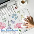 thumbnail image 4 of Premium Personalized Floral Mouse Pad - Beautiful Flower Plants Design - Washable & Textured Lycra - Non-Slip Base for Computer Mouse, 31.5x11.8 Inches, 4 of 7
