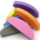 thumbnail image 4 of EeaseMX 20 limas de uñas cortas de esponja, mini limas de uñas en forma de media luna, lima de uñas de pulido preciso, tira de pulido de uñas de doble cara para salón en casa, color amarillo, 4 of 7