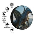 thumbnail image 2 of Kdxio Wild Blue Cool Dragon for Tire Cover Wheel Protectors Tyre Covers Weatherproof Wheel Covers Universal Fit for Trailer Rv SUV Truck Camper Travel Trailers 17 inch, 2 of 5