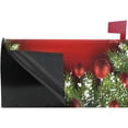 thumbnail image 4 of Christmas Tree Decoration Red Magnetic Mailbox Cover Oversized for Garden Yard Outdoor Decorations-20.8" x 25.5", 4 of 5