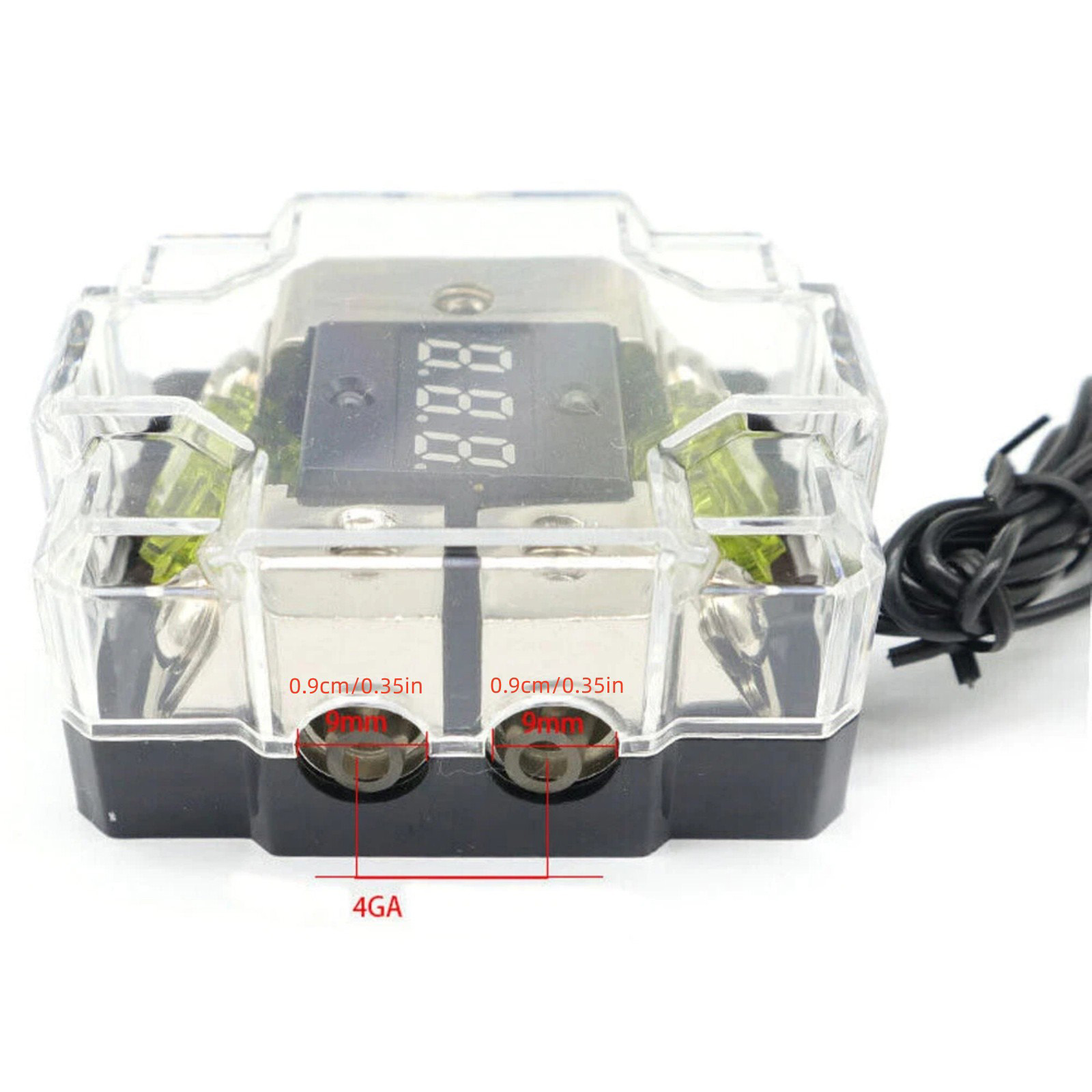 TAPDRA 100A Inline Fuse Holder 12V-24V for Car Audio Systems Power Protection Zinc Alloy Plastic Easy Install Durable Safety