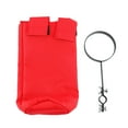 thumbnail image 1 of Soporte para bolsa para baquetas, tela Oxford impermeable de gran capacidad con abrazadera para tocar WH02 rojo, 1 of 14
