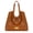 Brown, variant on Wrangler Tote Bag for Women Vegan Leather Large Shoulder Purse, Black