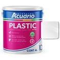 thumbnail image 1 of Pintura Acrílica Modificada Exteriores Interiores Pinturas Acuario Plastic 10 Años 4 Litros Blanco Semisatinado, 1 of 1