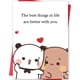thumbnail image 1 of Tarjeta de San Valentín BENNLOOS romántica y tierna 13,5 x 20,5 cm, 1 of 7
