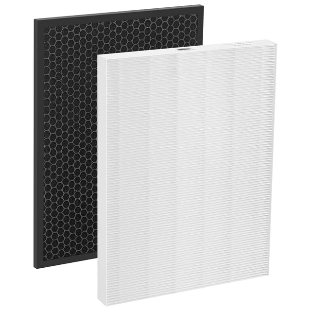 HR900 Filter Replacement Compatible with Winix HR900 Ultimate Pet Purfier (1-Pack HEPA + 1-Pack Carbon Filter)