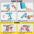 thumbnail image 5 of Pistola Pegamento Caliente, Calentamiento Rápido Segundos,Juego Pistola y Barras de Pegamento con Batería Recargable Tipo C 2600 MAh, 30 Barras Pegamento Premium, para Manualidades, 5 of 5