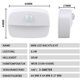 thumbnail image 2 of Pir led night light 2 pack auto on off wall motion sensor safe for stairs hallway bathroom kitchen wardrobe, 2 of 4