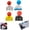 4 Pcs, variant on Rongyun 3D-Printed Keyboard Joystick Keycap Mechanical Arcade Stick Adapter for WASD Retro Gaming Accessory 4-Key Linkage Mod Mini Fighting Controller DIY Novelty Analog Button 1Pc