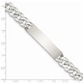 thumbnail image 3 of Bracelet Id à Maillons Gourmette en Argent Sterling 925, 3 of 7